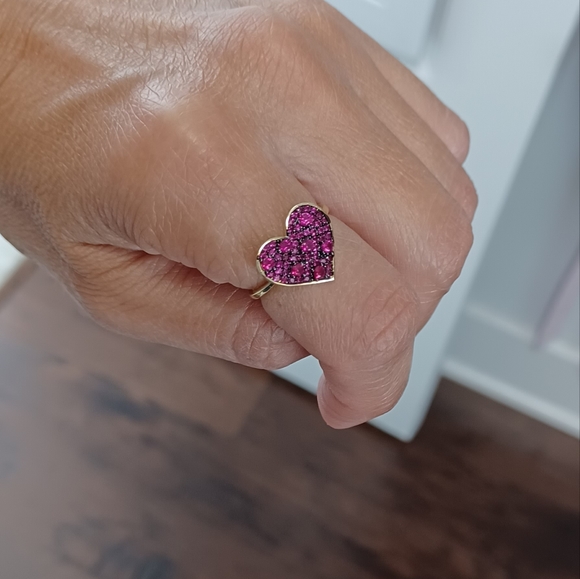 Melinda Maria Jewelry - New Melinda Maria "The Notebook" red Pave ring.